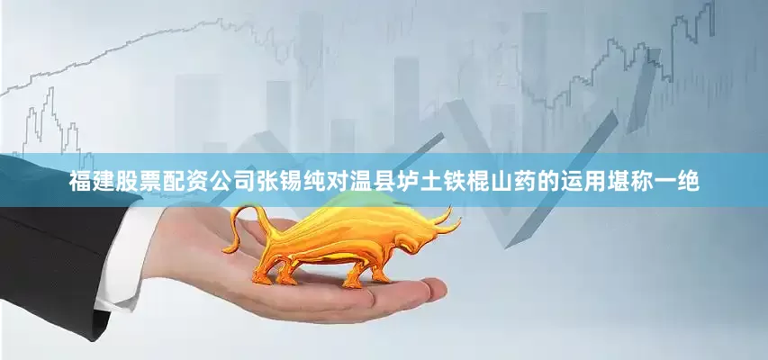 福建股票配资公司张锡纯对温县垆土铁棍山药的运用堪称一绝